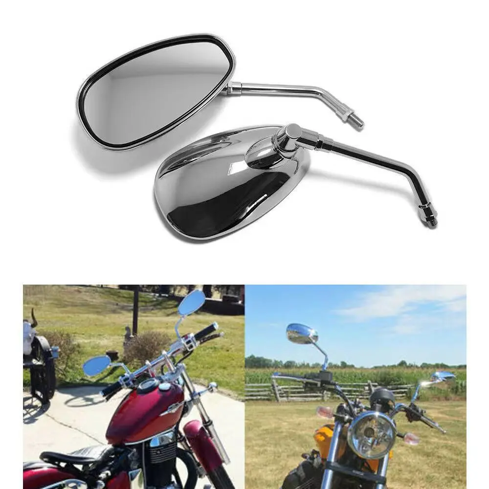 Хромированный задний вид с зеркалом заднего вида для Suzuki 8, M109R, M90, M95, C109R, C50, C90, Marauder Intruder объемsia VS VL 750, 800, 1400, 1500