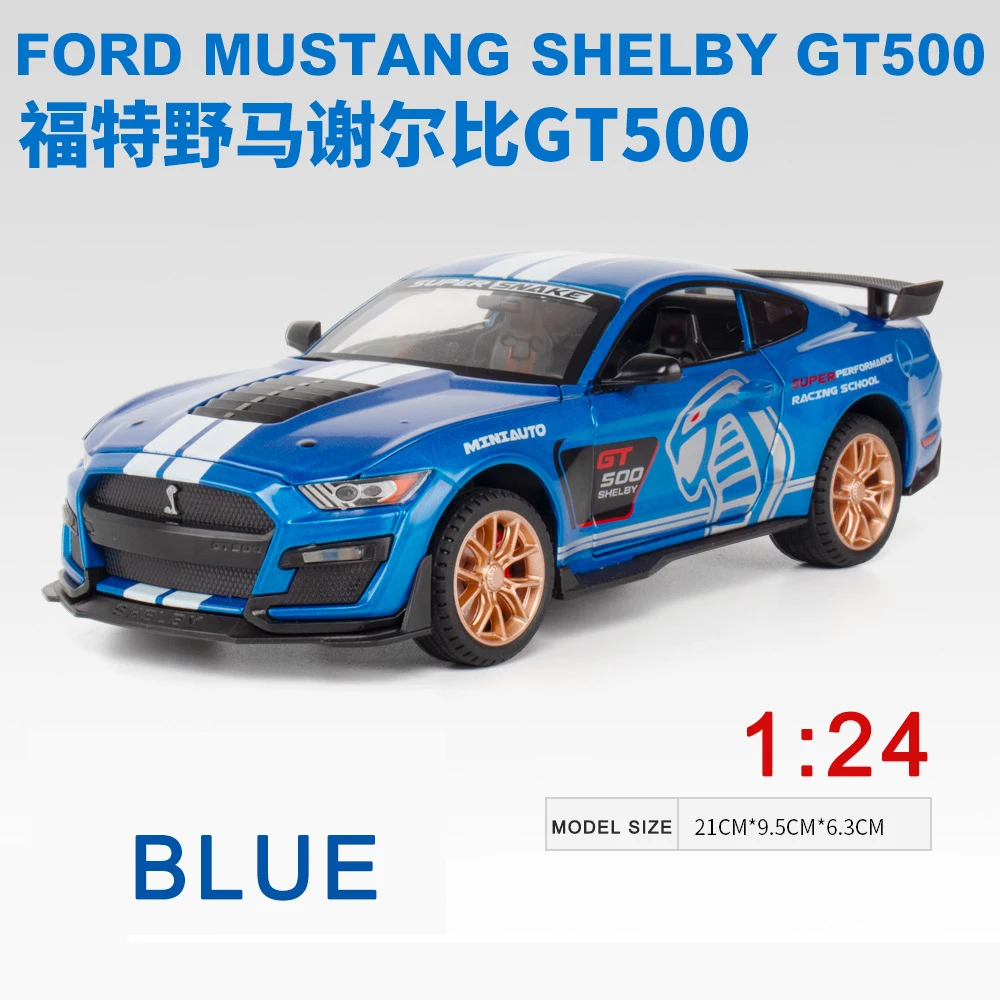 1:24 Miniature Alloy Racing Car Model for Ford Mustang GT Toy Gift Collection#TT 