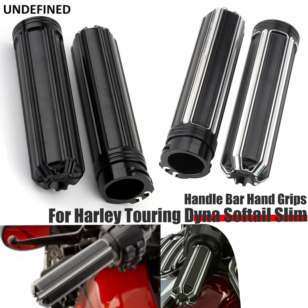

1"25mm Handle Bar Hand Grips For Harley Sportster XL 883 1200 Touring Dyna Softail Slim 96-15 VRSC Handle Bar Motorcycle Black