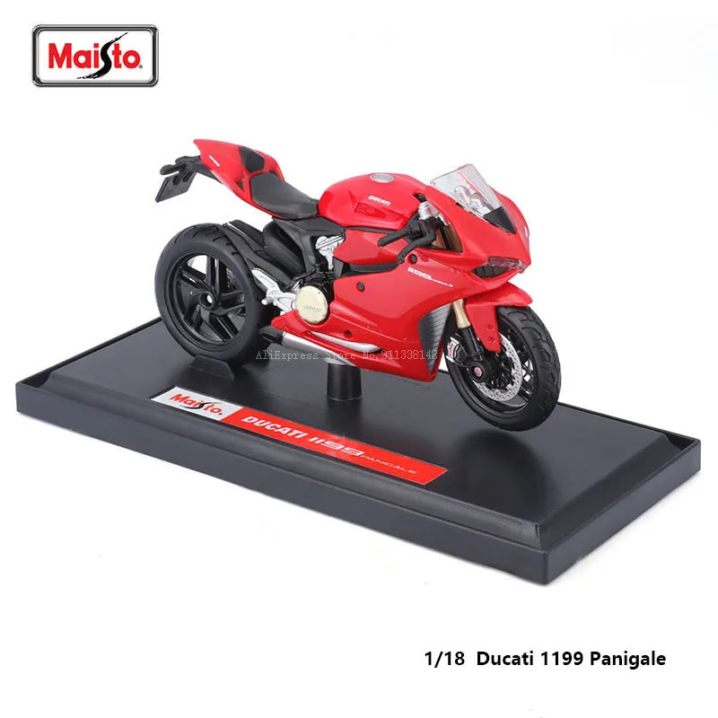 Maisto Ducati 1199 PANIGALE 1:18 scale motorcycle replicas with authentic details motorcycle Model collection gift toy