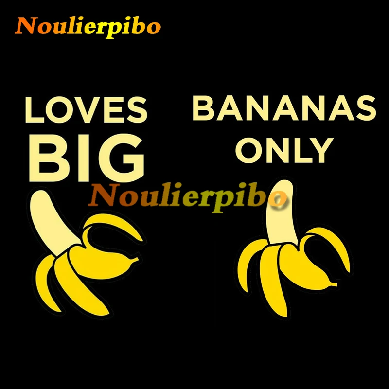 

Love The Big Banana Prank Joke Gay Pride Vinyl Car Sticker Car Bumper Window Motorcycle Helmet Trolley Case Laptop Decal