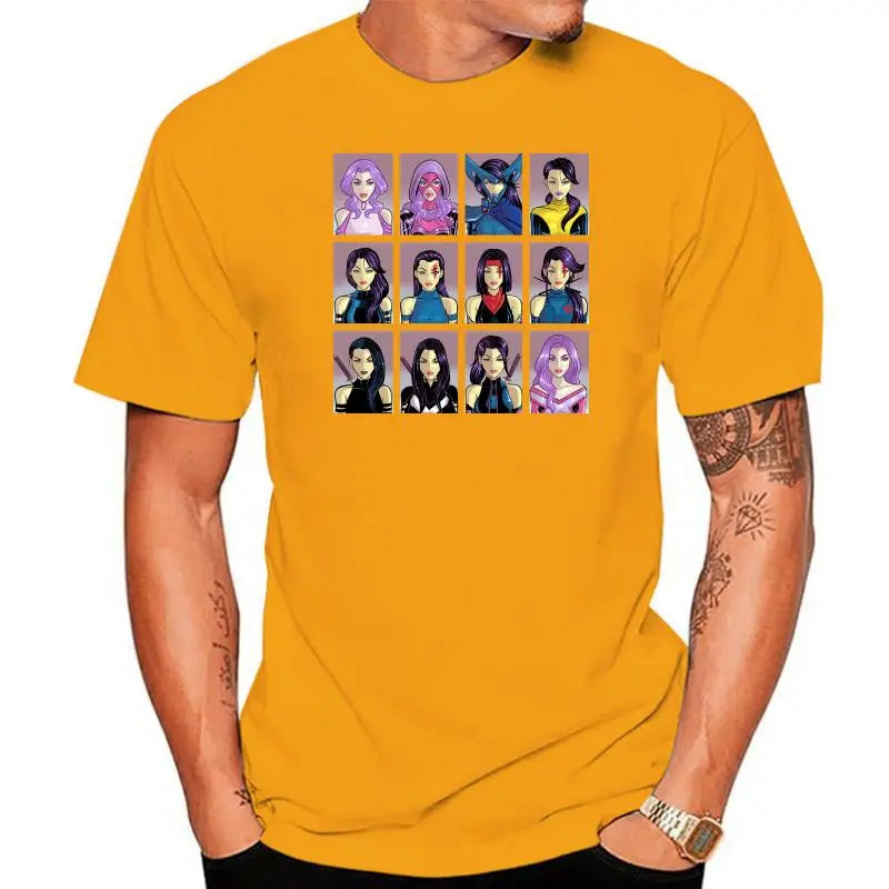 

Мужская футболка Psylocke на протяжении веков! Футболка женская/мужская хлопковая, топ в стиле хип-хоп, уличная одежда в стиле Харадзюку