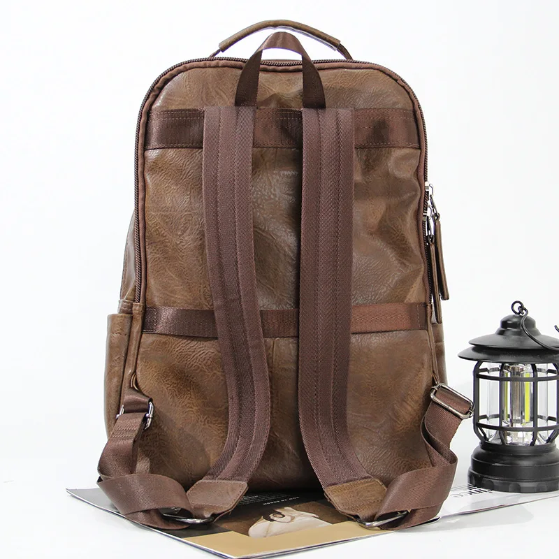 Vintage Men's Backpack with Large Capacity for Laptop, School, Travel