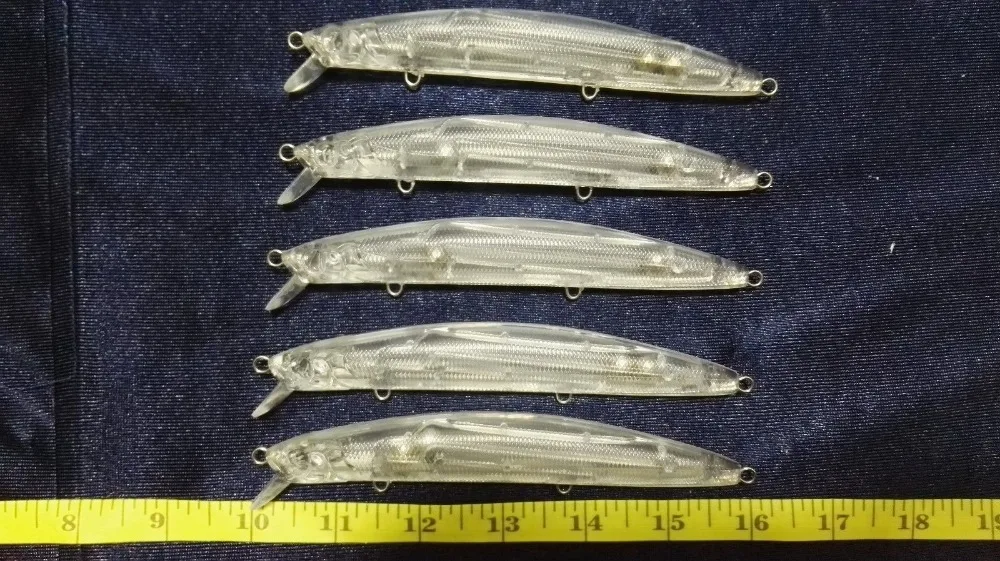 

10pcs Unpainted Crankbait Fishing Lure Body 152mm 25.1g Blank lures JSE091