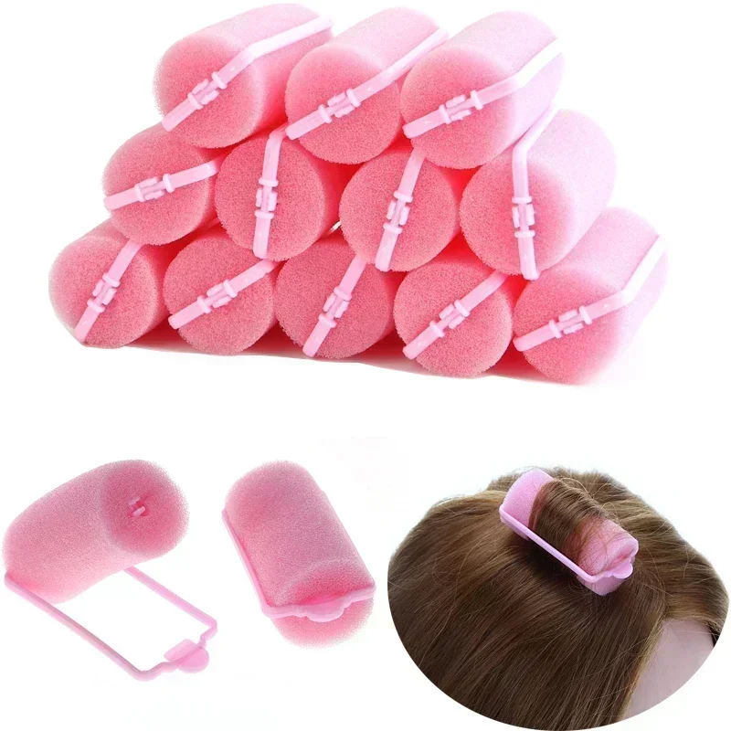 Soft Sponge Foam Cushion Hair Rollers Curlers Salon Barber DIY Hair Curlers Rollers Hairdressing Tool Kit DIY Home 2cm 12pcs/Set