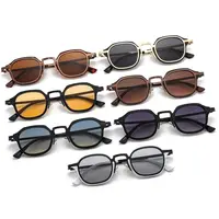 Punk Shades Vintage tendance conduite lunettes de soleil Protection UV400 petites lunettes de soleil carrées pour femmes et hommes 1