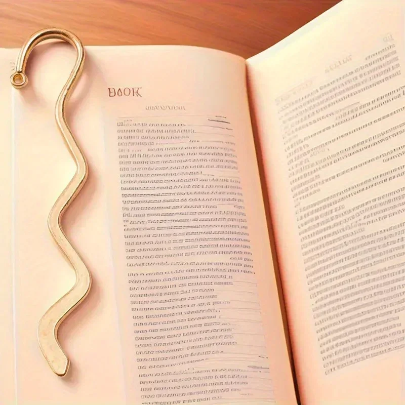 Wave Bookmarks DIY Retro Decoration Holder Book Mark School Office Stationery Supply Reading Accessory 10Pcs bookmark page holder,bookmark holder,floral painting bookmark