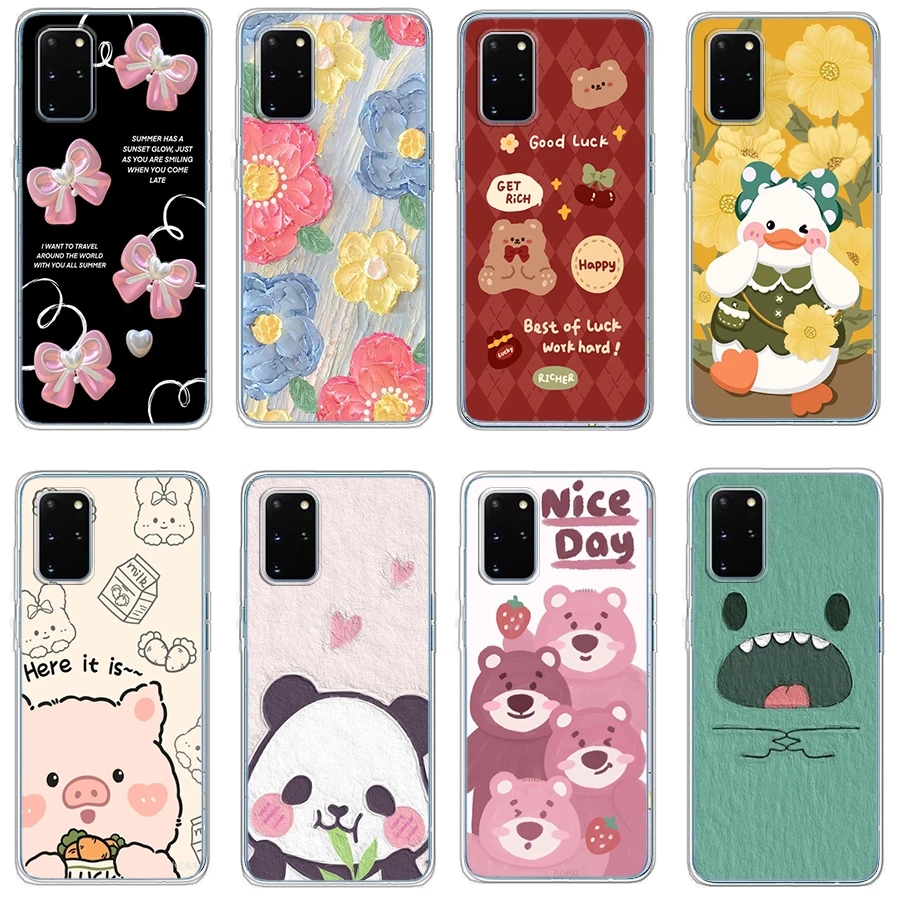 5 Per Galaxy S20/S20 Plus/S20 Ultra/Note 20 Plus Custodia Ultra Custodia Protettiva In Silicone Morbido Tpu