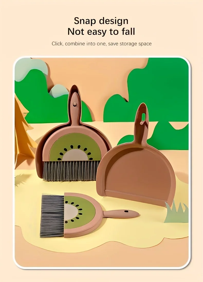 Portable Mini Cleaning Brush and Dustpan Set