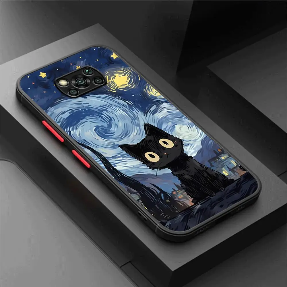 Starry Sky Cat Art Phone Case