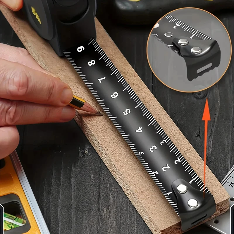 Xiaomi 3M/5M/10M steel tape measure thickened high precision household woodworking tape measure self locking tool tape measure measuring tape measuring ruler