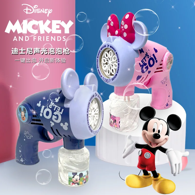 Disney Frozen Mickey And Minnie Bubble Machine Tenhole Automatic