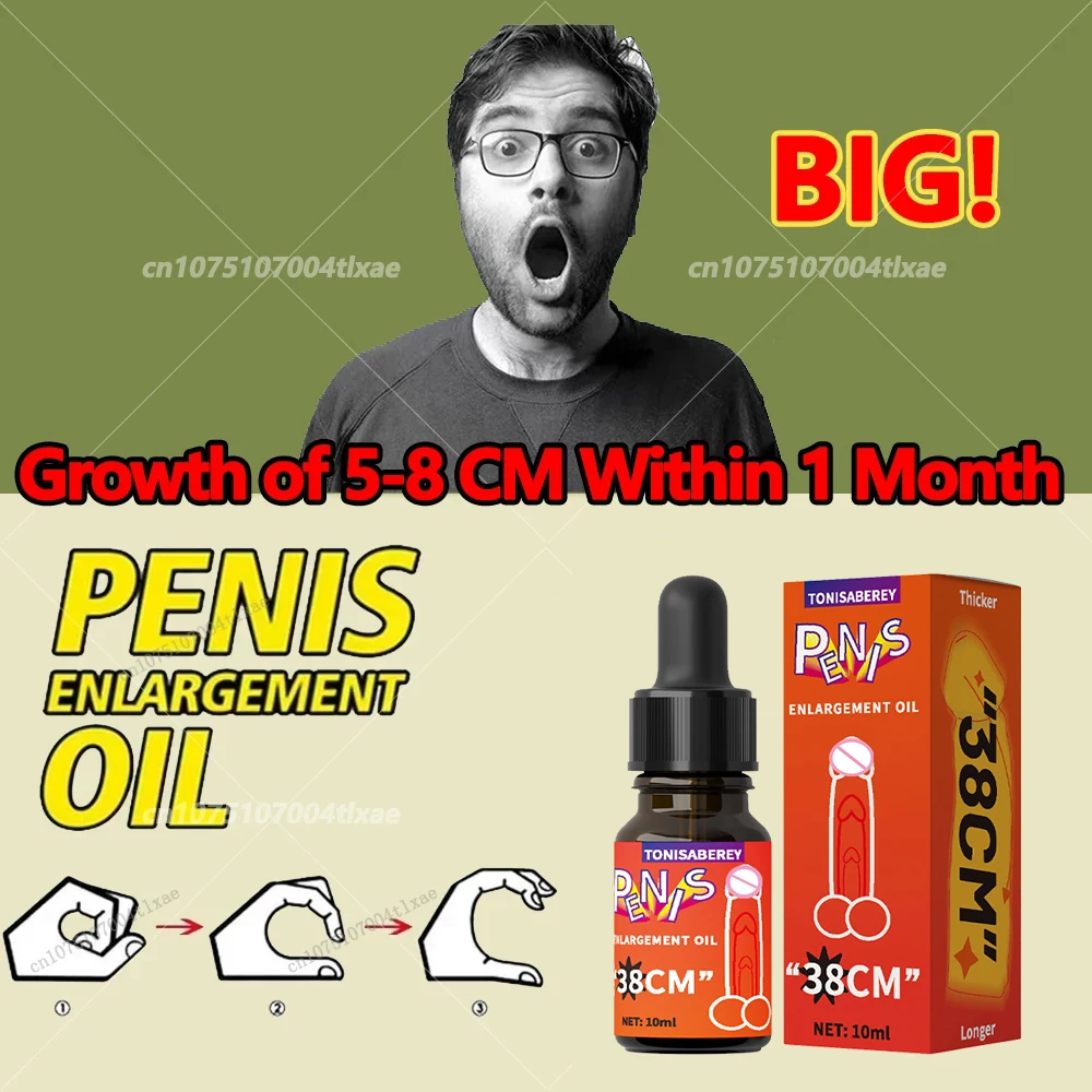 Male Penis Enlargement Oil Big Cock Increase Thickening Growth Massage Oil For Men