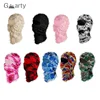 New Hip Hop Balaclava Distressed Knitted Caps Full Face Ski Mask Women Outdoor Camouflage Fuzzy Ski Balaclava Beanies Hat 1