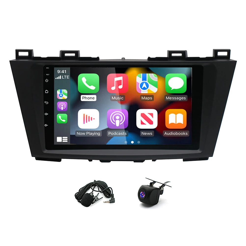 9 Inch Android 13.0 2GB+32GB For Mazda 5 2010-2015 Car GPS Navigation Multimedia Player Radio Tape Recoder Head Unit DSP Carplay