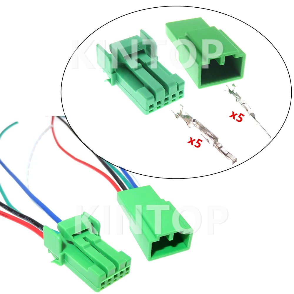 

1 Set 5 Pins IL-AG5-5S-S3C1 Car Light Plug PCB Socket For Honda Toyota 1.2 Series Auto Steering Booster Cable Connector Starter