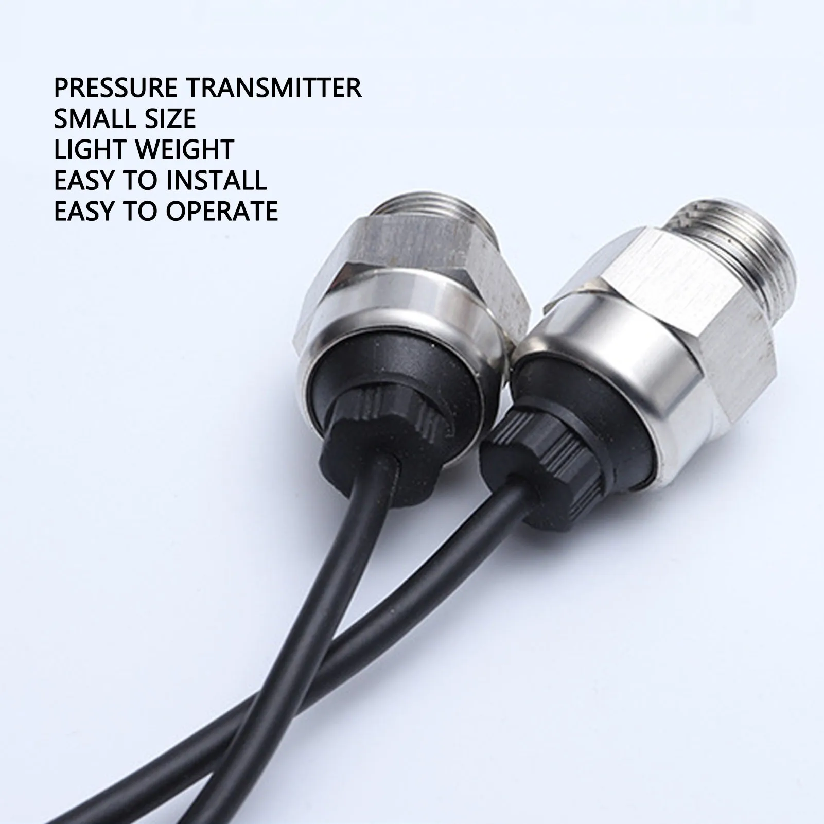 Pressure Transducer Sensor G1/4 0.5 to 4.5V Output Pressure Transducer Sender Sensor for Oil 5 to 12V Transmitter