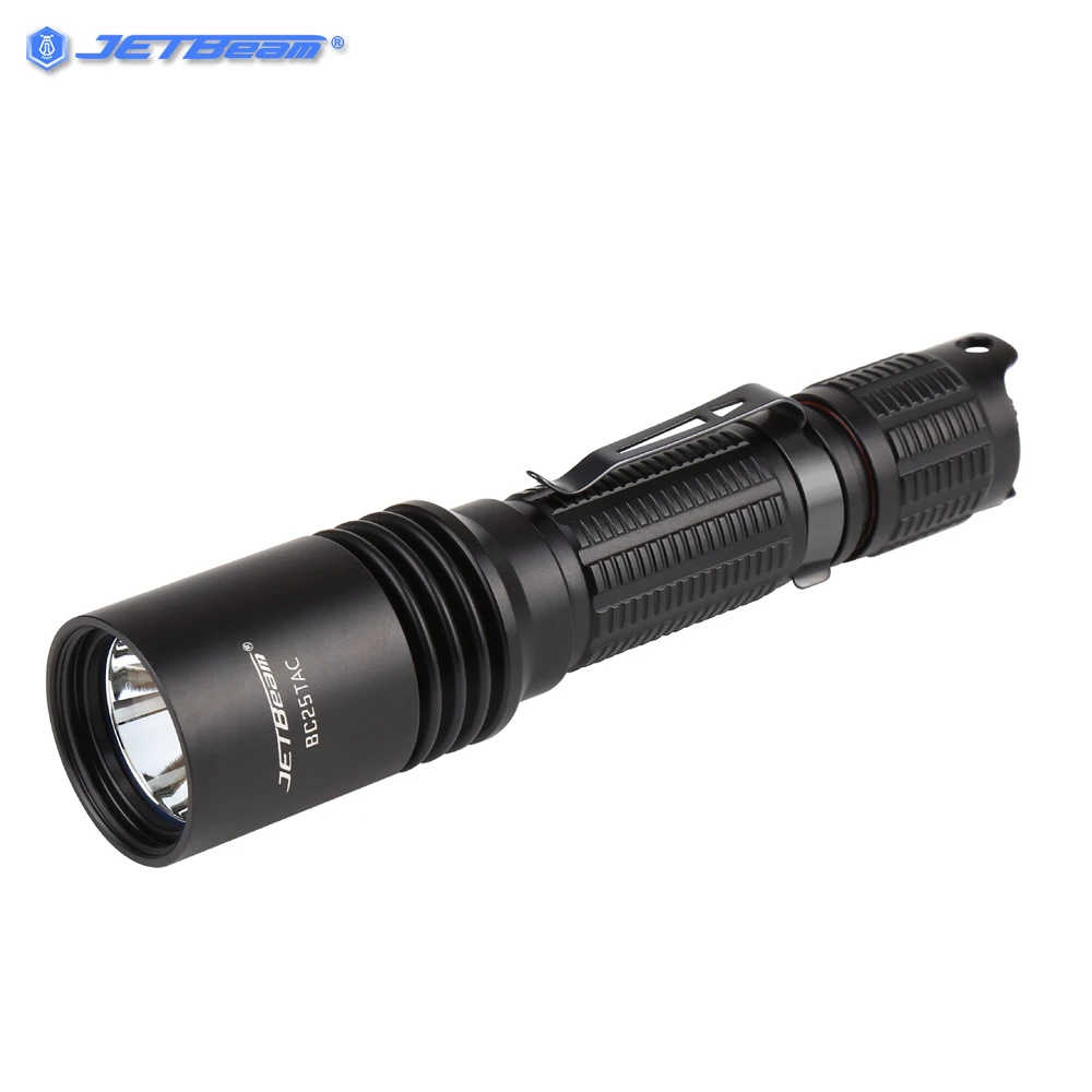 JETBeam BC25-TAC USB-C Rechargeable LED Flashlight Max Output 1100 Lumen Beam Throw  330 meter Torch Outdoor Search Rescue Light