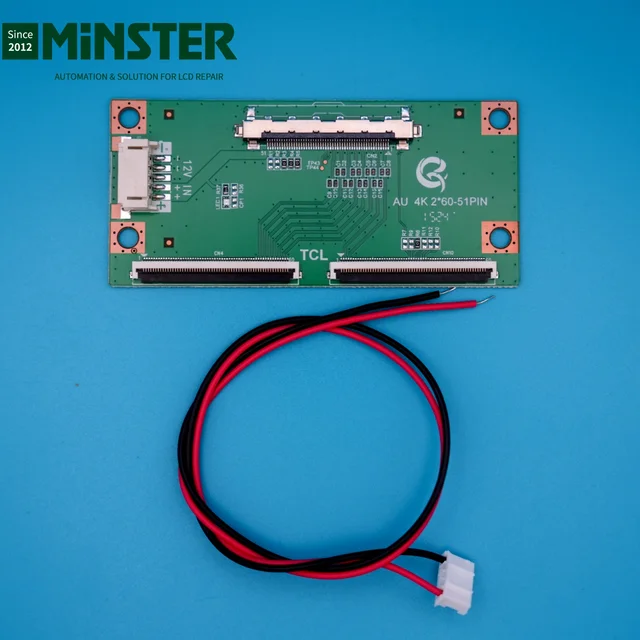 For TCL LVDS Adapter Converter Board Card Plate 4K X 60 Pin to