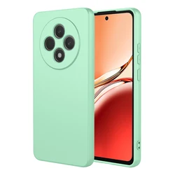 Durable Liquid Silicone TPU Protective Case - Sleek and Flexible Cover for OPPO Reno 12FS 5G (Light Green)