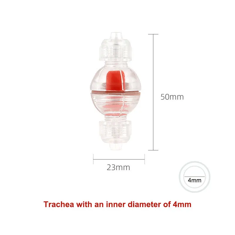 Aquarium air pump accessories three-way check valve, one-way valve, check valve，Trachea with an inner diameter of 4mm 6