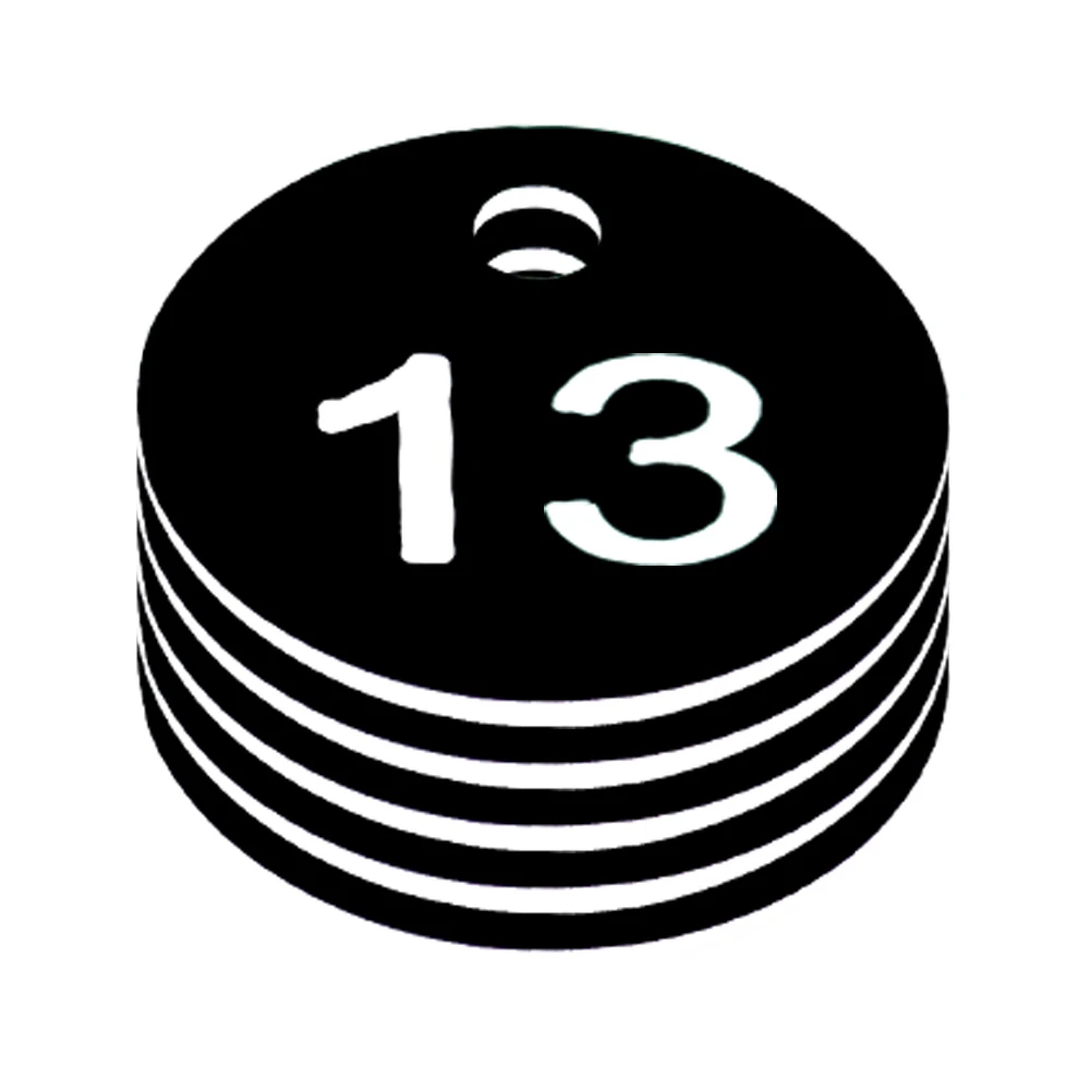 Dia 3.5CM Colorful Plastic Round Numbered Label for Husbandry Farm Beehive Box Sequential Numbers Tags Garden Animal Markers beekeeping tools beekeeping accessories