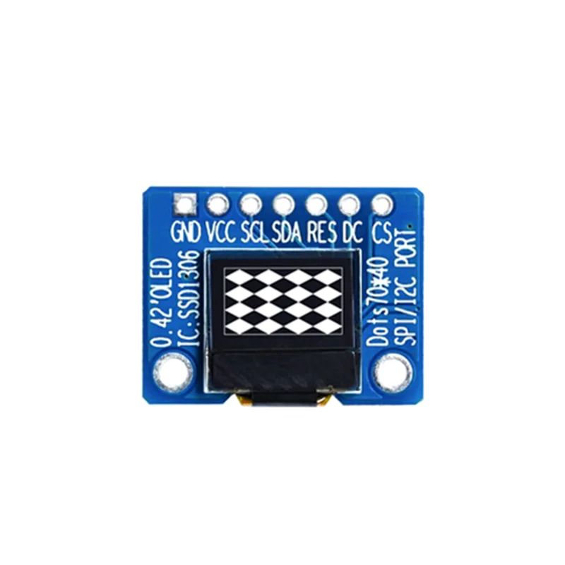 0.42 inch 16pin OLED display screen ICC/SPI LCD module OLED module 72 * 40 control chip SSD1315 oled display module