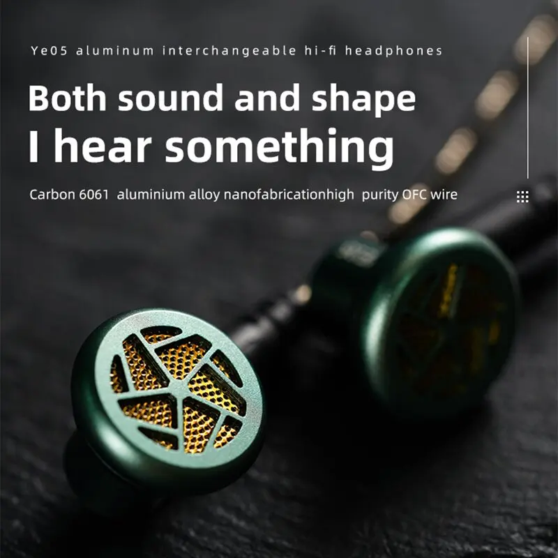 LUN SHENG YE05 인이어 플랫 헤드 플러그 이어폰, 14.2mm HIFI 유선 플랫 헤드셋, 스포츠 오픈형 게이밍 헤드폰, mmcx 케이블용