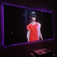 2025 Latest Upgraded Fresnel 5.0 UST ALR Fixed Frame Screen 4K 8K Ambient Light Rejection for Ultra Short Throw Projectors - Image 2