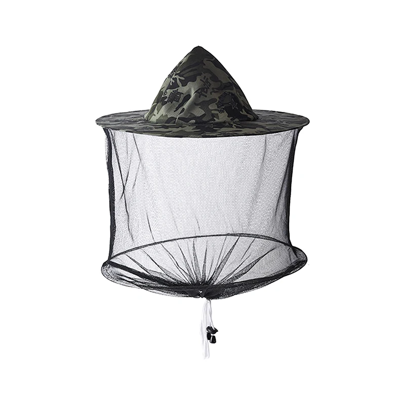 

Beekeeping Hat with Veil Head Face Protection Mask Hat Bee Insect Anti-mosquito Safety Prevention Anti-bee Insect Net Beekeeper