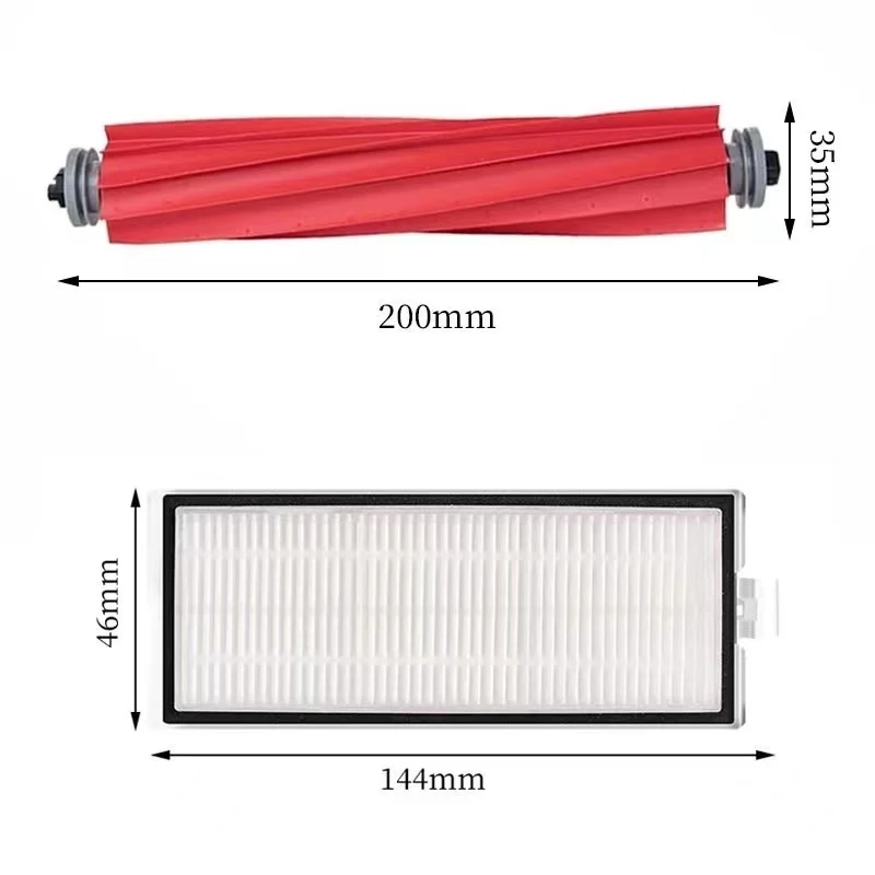 Robot Vacuum Accessories Roborock Q7 Max / Q7 Max+ / Plus T8 Hepa Filter Robot Vacuum Cleaner Spare Parts Main Side Brush Mop Cloth Dust Bag