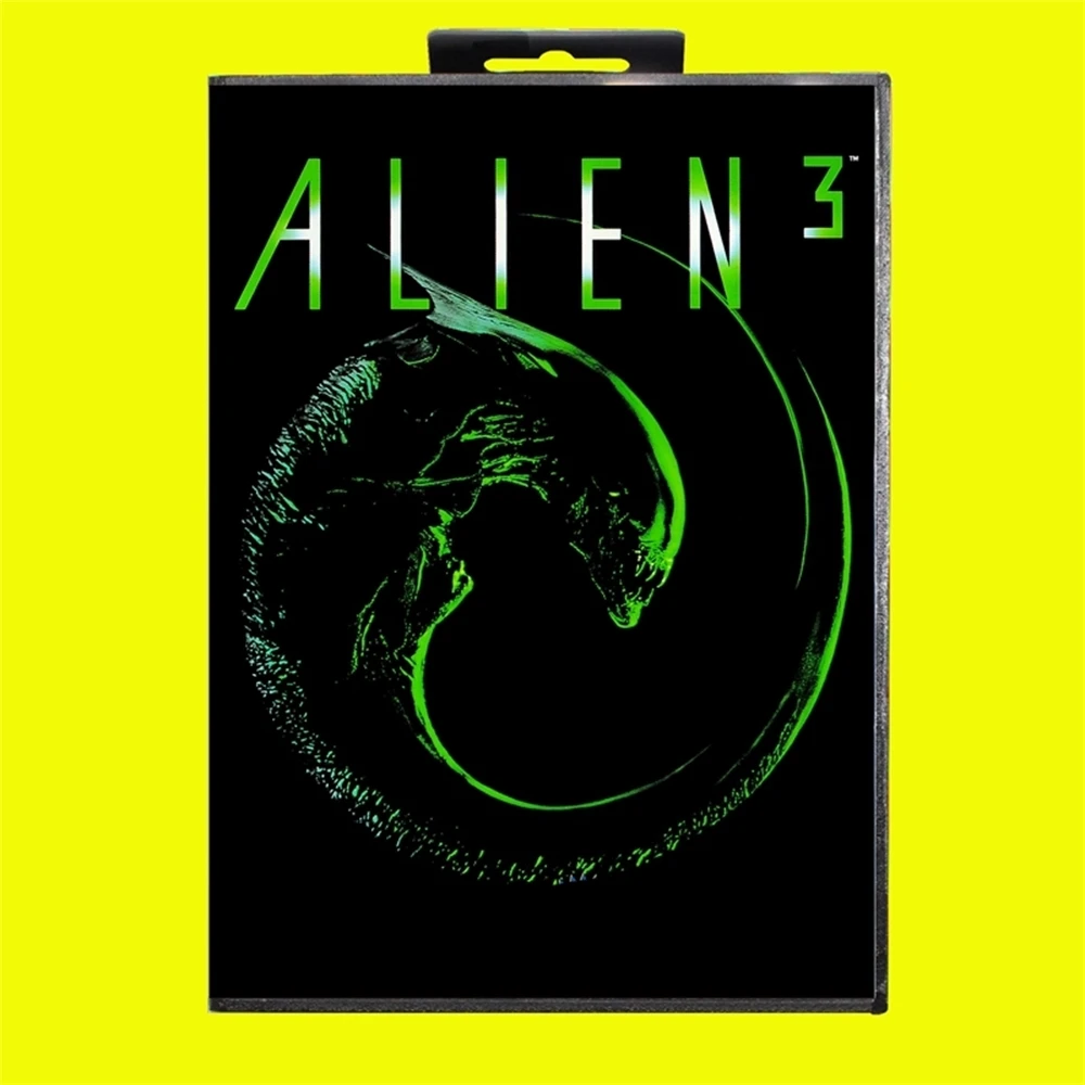 

Новое поступление, картридж для игры Alien 3, 16 бит, игровая карта MD с розничной коробкой для Sega Mega Drive