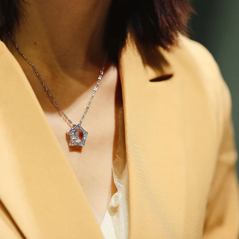 Necklace Boys Over Flowers Star and Moon Collar Korean Dorama Jandi Chain Pendant 3