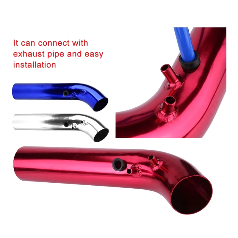 New 76mm Car Refitted Winter Mushroom Head Air Filter Intake Pipe Filter High Flow High Cold Air Aluminum Pipe Kit