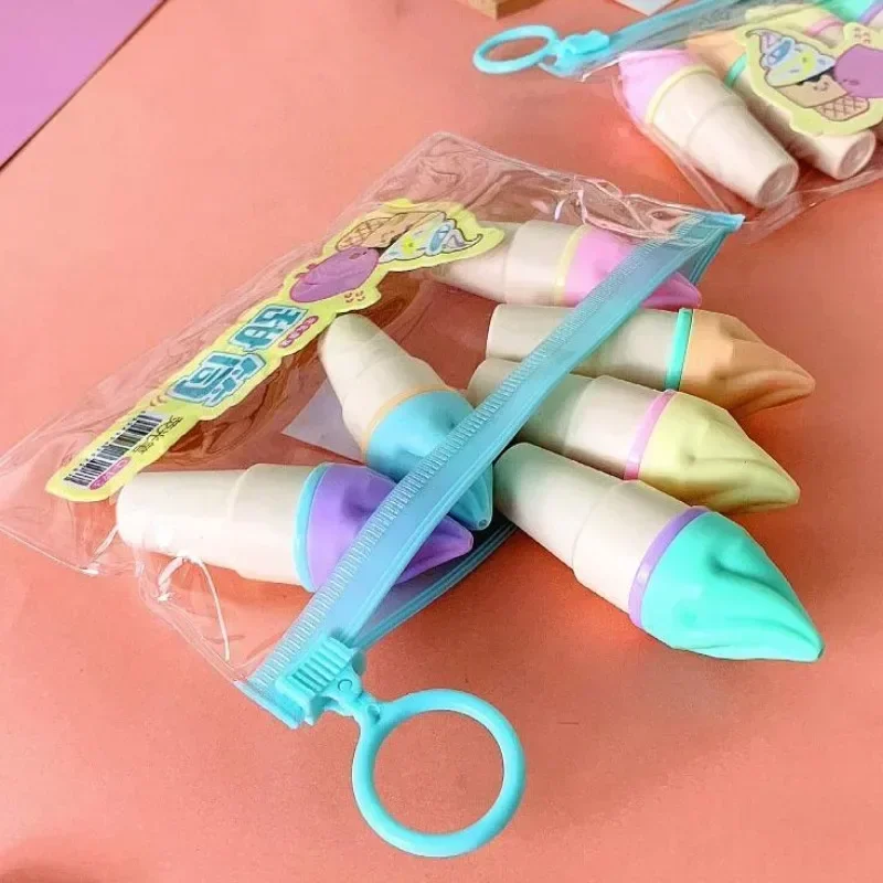 Highlighter Pen Set Mini Marker Pens 6Pcs Kids Stationery