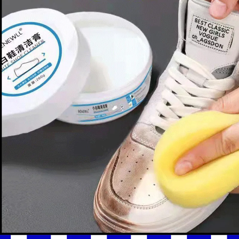 신발 청결 크림 다용도 얼룩 제거 크림 260g Waterless White Shoe Cleaning Cream Special Cleaning Cream For Small White Shoes