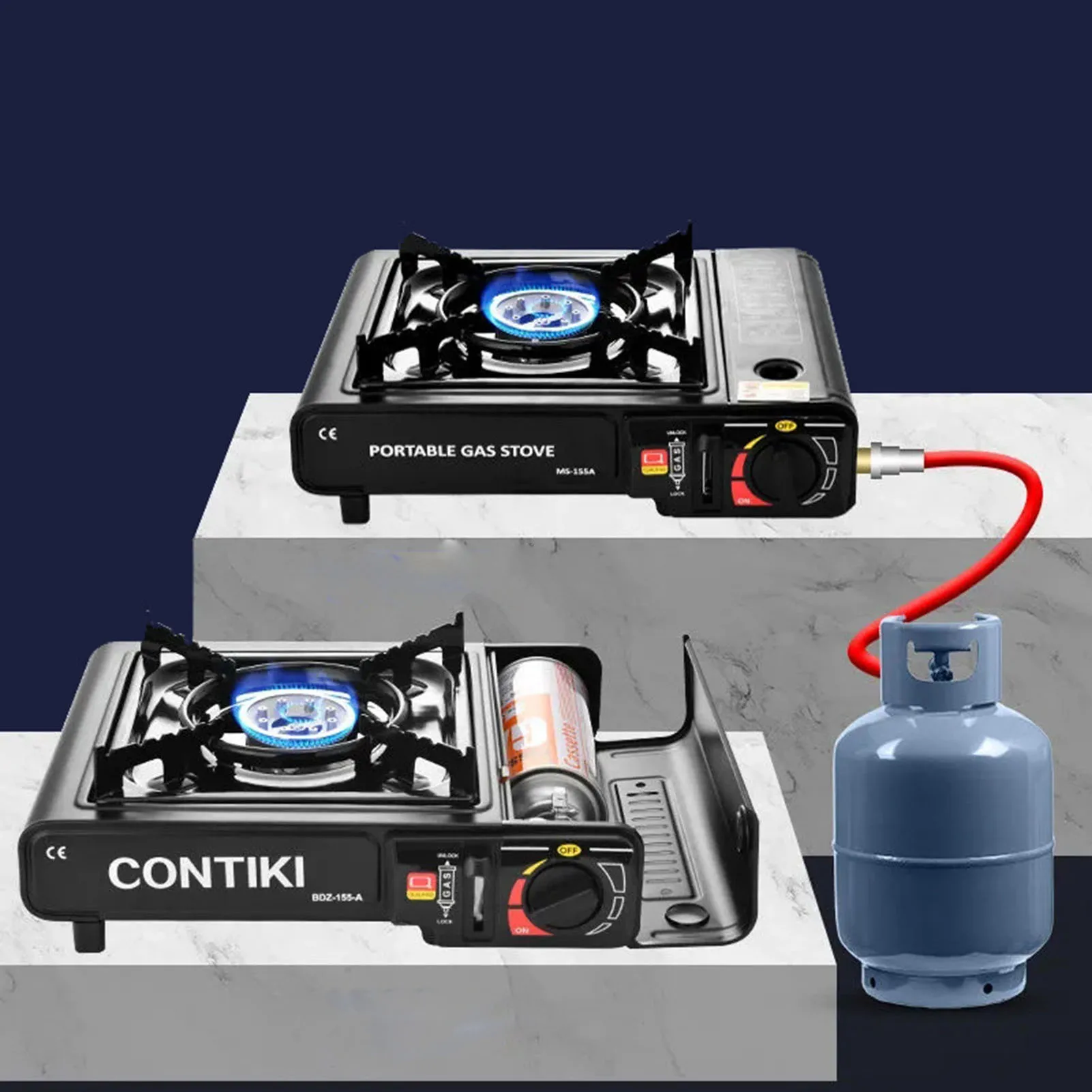 Outdoor Windproof Cassette Stove Carry-on Cooker 3