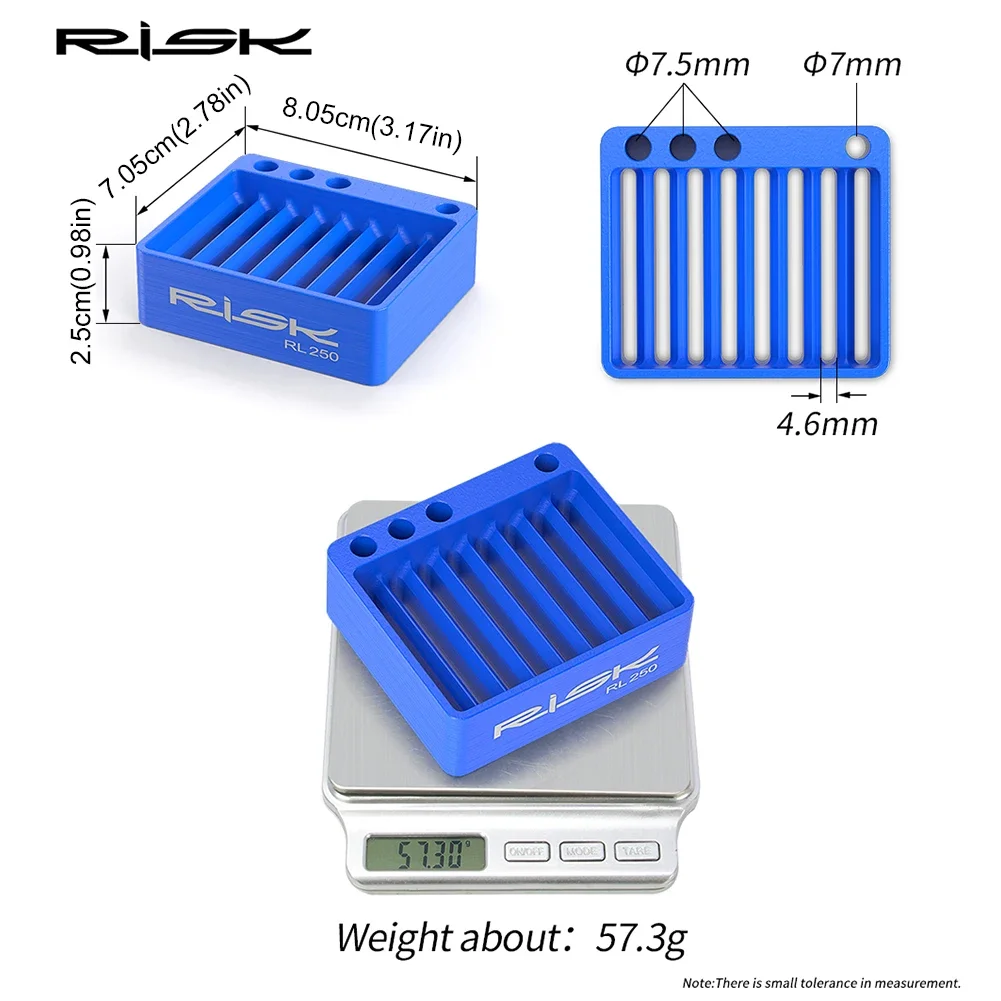 RISK Spoke Nipple Shuffler Box Quick Sorting Tool Box Bicycle Spoke Nipples Arrangement Tool Box Bicycle Wheel Building Tool