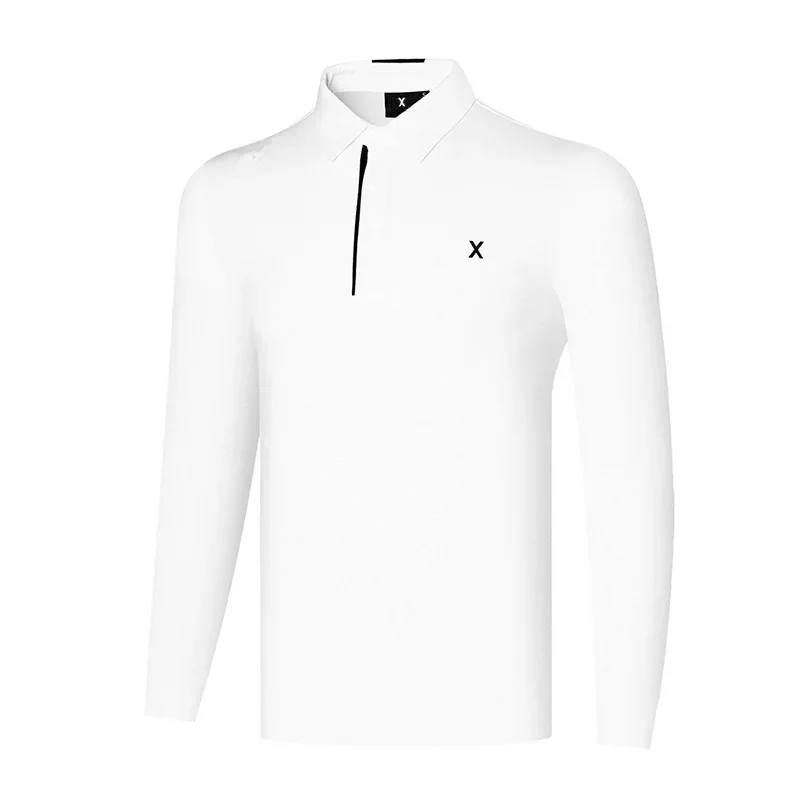 New Winter Golf Men's Long Sleeve Jersey Quick Drying, Warm and Anti Shrinkage High Quality Outdoor Leisure Sports T-shirt