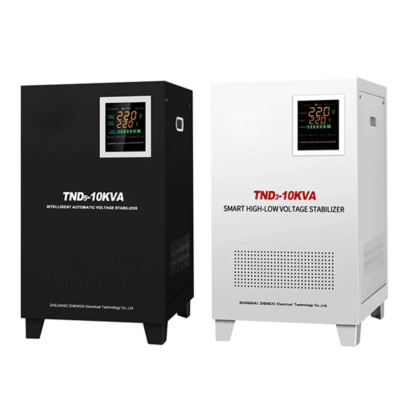 

High Precision LCD Display 220v 10kva 20kva 30kva 50kva Copper Servo Motor automatic single phase stabilizer voltage regulator