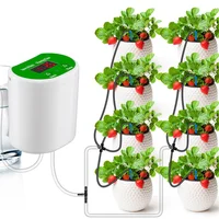 Intelligent Drip Irrigation Water Pump Timer System Garden Automatic Watering Device USB Charging Potted Plant Watering Tool Set 1