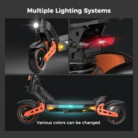 Trottinette électrique WildStride K2 PRO, moteur 800W, batterie 48V15AH, autonomie maximale de 45-55 km, vitesse maximale de 45 km/h, contrôle par application intelligente, trottinette électrique pliable pour adultes, pour les trajets quotidiens, les loisirs et les divertissements 5