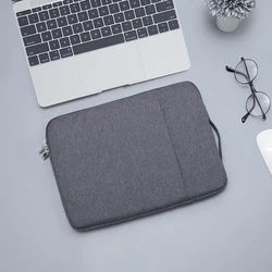 Denim Laptop Bag with Inner Bladder for 13inch 13.3inch (Dark Grey)