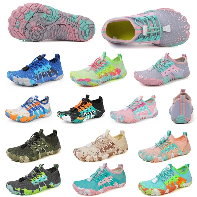 Water Shoes Kids Summer Beach Five Fingers Barefoot Swimming Aqua Shoes Colorful Seaside River Slippers Children Sneakers New 2