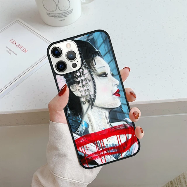 Japanese Geisha Phone Case For iPhone 14 15 13 12 Mini XR XS Max Cover For Apple 14 15 11 Pro Max 6S 8 7 Plus SE2020 Coque- Se6b82a95d4fd41af9c88b6efc5f9aa42t
