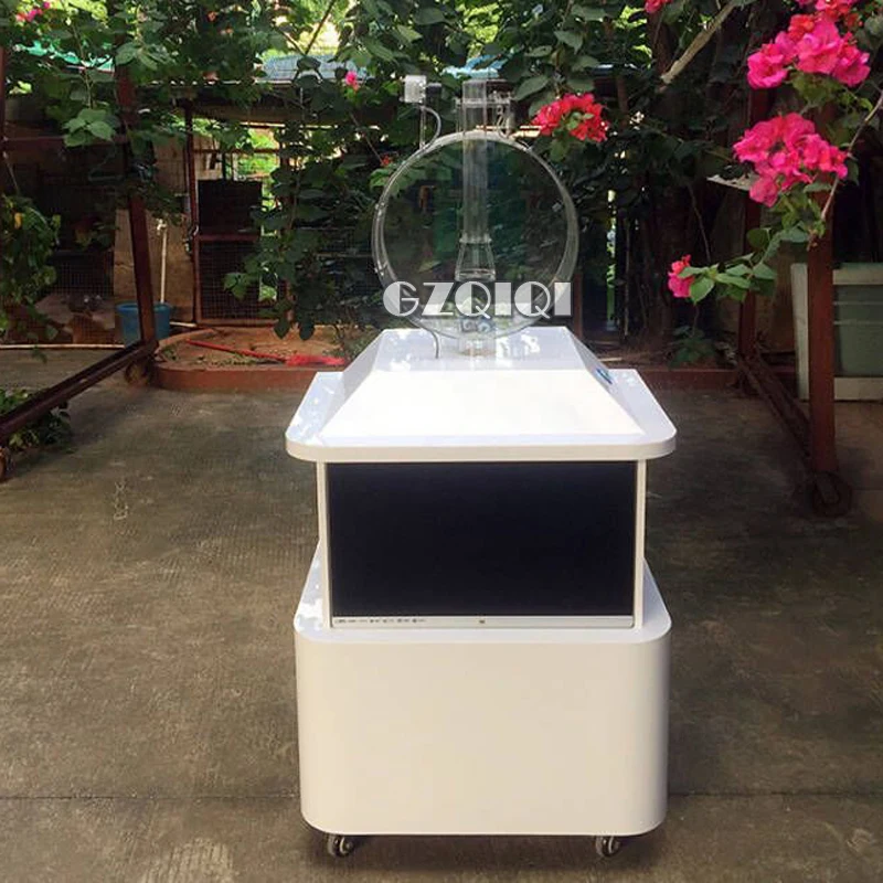 1P350V automatic lottery machine electronic lottery machine 10 balls table tennis ball shaker high definition display screen