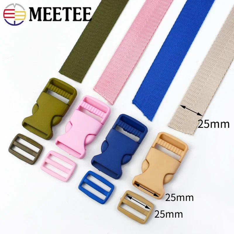 Buckles for Straps 1: Side Release Buckle Plastic Clip 10 set +