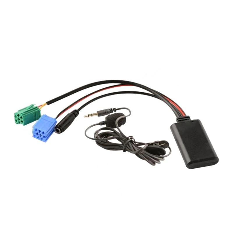 

090E Автомобильный Bluetooth-5.0 AUX-кабель Громкая связь с микрофоном Адаптер бесплатных вызовов для