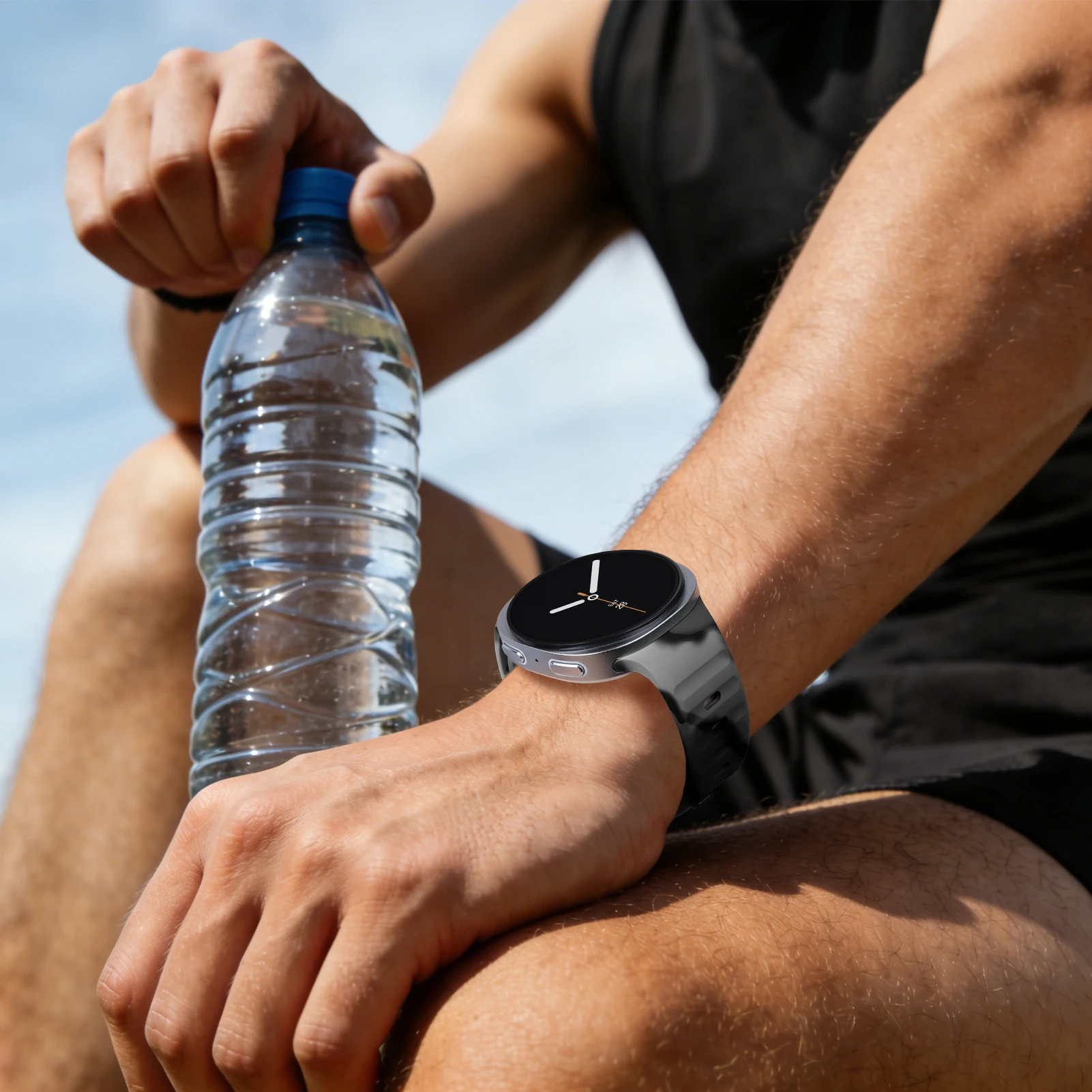 Rugged Silicone Sport Band - Enhanced Strap