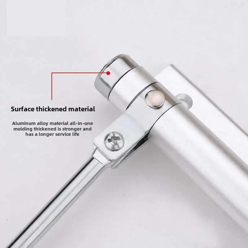 New Automatic Door Closer Spring Door Closer Simple Adjustable Speed Hidden Household